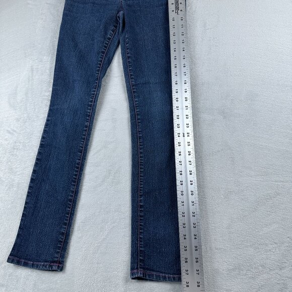 Grane Bootcut Jeans Womens Size 5 Junior Low Rise Embroidered Pockets Blue - Picture 11 of 12